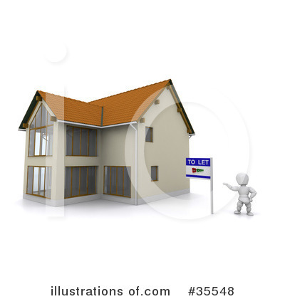 Royalty-Free (RF) Real Estate Clipart Illustration by KJ Pargeter - Stock Sample #35548