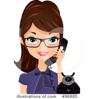 Receptionist Clipart #96685 by Melisende Vector