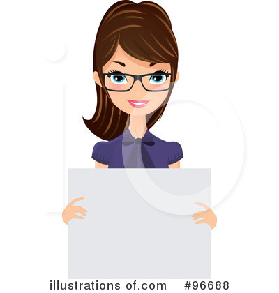 Royalty-Free (RF) Receptionist Clipart Illustration by Melisende Vector - Stock Sample #96688