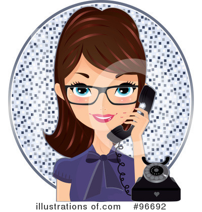 Secretary Clipart #96692 by Melisende Vector