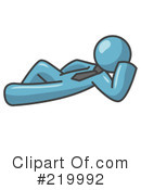 Reclined Clipart #219992 by Leo Blanchette