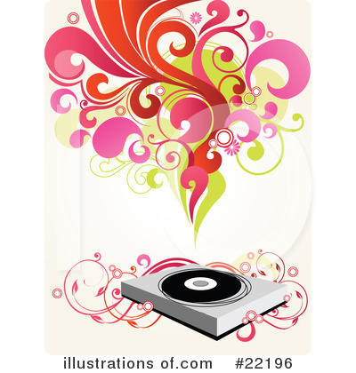 Record Player Clipart #22196 by OnFocusMedia