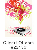 Record Player Clipart #22196 by OnFocusMedia