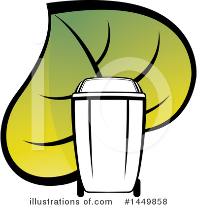Royalty-Free (RF) Recycle Bin Clipart Illustration by Lal Perera - Stock Sample #1449858