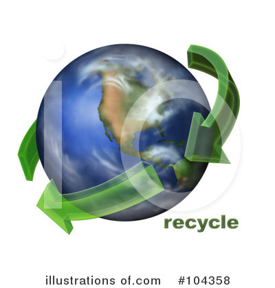 Royalty-Free (RF) Recycle Clipart Illustration by BNP Design Studio - Stock Sample #104358