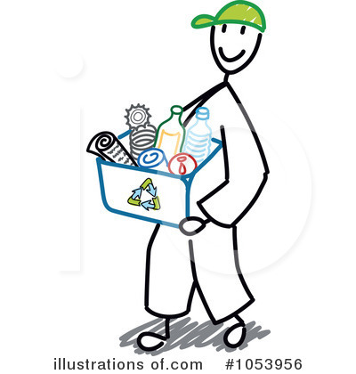 Royalty-Free (RF) Recycle Clipart Illustration by Frog974 - Stock Sample #1053956