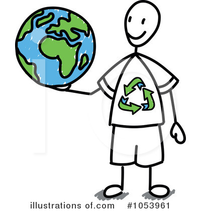 Royalty-Free (RF) Recycle Clipart Illustration by Frog974 - Stock Sample #1053961
