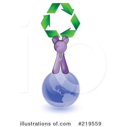 Royalty-Free (RF) Recycle Clipart Illustration by Leo Blanchette - Stock Sample #219559