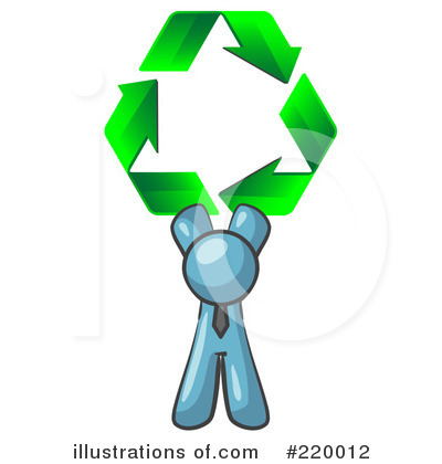 Royalty-Free (RF) Recycle Clipart Illustration by Leo Blanchette - Stock Sample #220012