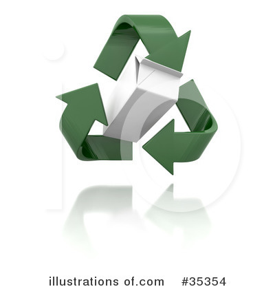 Royalty-Free (RF) Recycle Clipart Illustration by KJ Pargeter - Stock Sample #35354