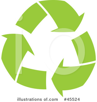 Royalty-Free (RF) Recycle Clipart Illustration by John Schwegel - Stock Sample #45524