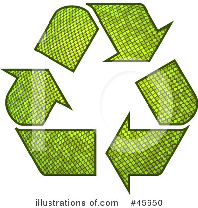 Royalty-Free (RF) Recycle Clipart Illustration by Michael Schmeling - Stock Sample #45650