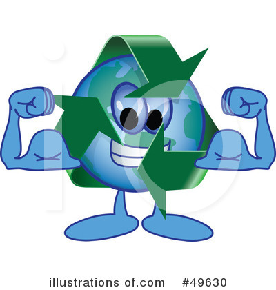 Recycle Mascot Clipart #49630 by Mascot Junction