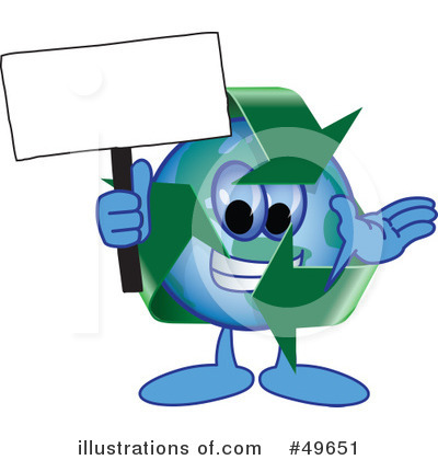 Recycle Mascot Clipart #49651 by Mascot Junction