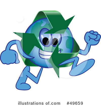 Recycle Mascot Clipart #49659 by Mascot Junction