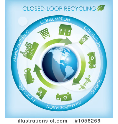 Royalty-Free (RF) Recycling Clipart Illustration by Eugene - Stock Sample #1058266