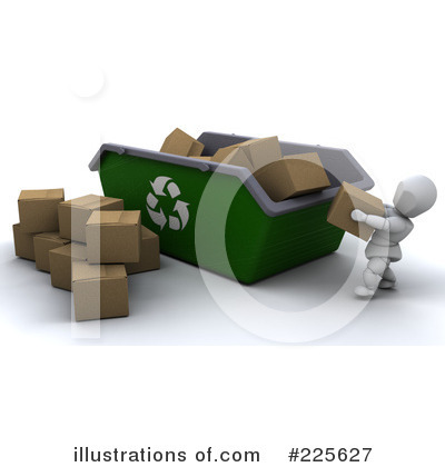 Royalty-Free (RF) Recycling Clipart Illustration by KJ Pargeter - Stock Sample #225627