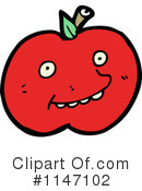 Red Apple Clipart #1147102 by lineartestpilot