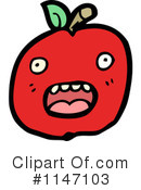 Red Apple Clipart #1147103 by lineartestpilot