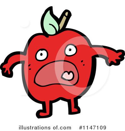 Red Apple Clipart #1147109 by lineartestpilot