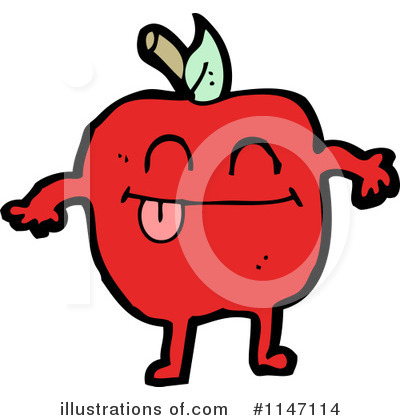 Red Apple Clipart #1147114 by lineartestpilot