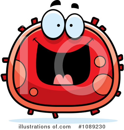 Red Cell Clipart #1089230 by Cory Thoman