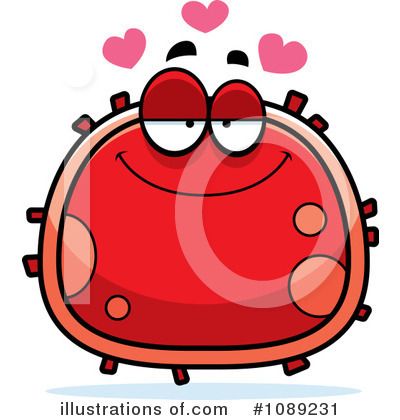 Red Cell Clipart #1089231 by Cory Thoman