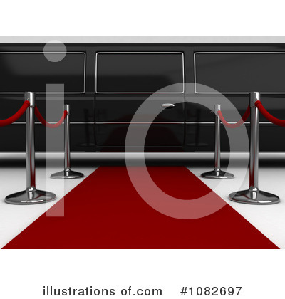 Royalty-Free (RF) Red Carpet Clipart Illustration by BNP Design Studio - Stock Sample #1082697