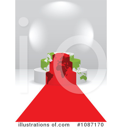 Royalty-Free (RF) Red Carpet Clipart Illustration by Andrei Marincas - Stock Sample #1087170
