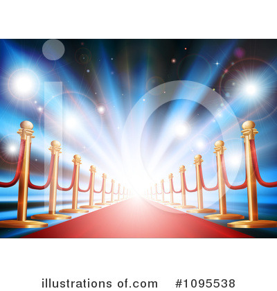 Royalty-Free (RF) Red Carpet Clipart Illustration by AtStockIllustration - Stock Sample #1095538