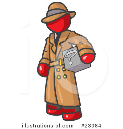 Detective Clipart #23084 by Leo Blanchette