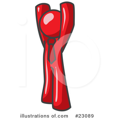 Royalty-Free (RF) Red Collection Clipart Illustration by Leo Blanchette - Stock Sample #23089