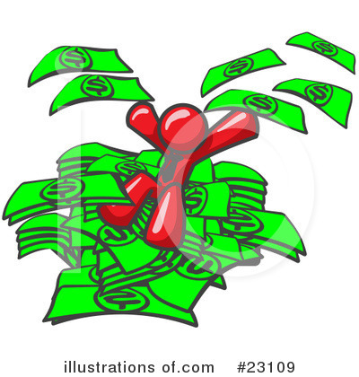 Royalty-Free (RF) Red Collection Clipart Illustration by Leo Blanchette - Stock Sample #23109