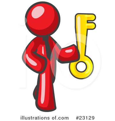 Royalty-Free (RF) Red Collection Clipart Illustration by Leo Blanchette - Stock Sample #23129
