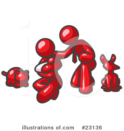 Royalty-Free (RF) Red Collection Clipart Illustration by Leo Blanchette - Stock Sample #23136