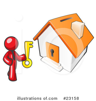 House Clipart #23158 by Leo Blanchette