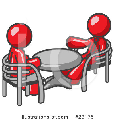 Royalty-Free (RF) Red Collection Clipart Illustration by Leo Blanchette - Stock Sample #23175