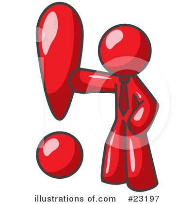 Royalty-Free (RF) Red Collection Clipart Illustration by Leo Blanchette - Stock Sample #23197
