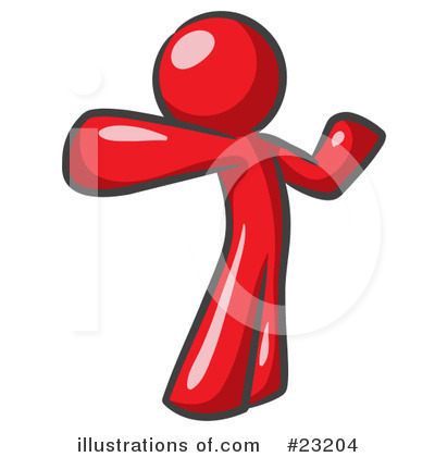 Royalty-Free (RF) Red Collection Clipart Illustration by Leo Blanchette - Stock Sample #23204