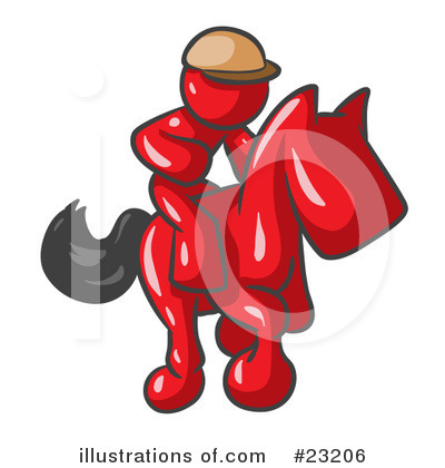 Royalty-Free (RF) Red Collection Clipart Illustration by Leo Blanchette - Stock Sample #23206
