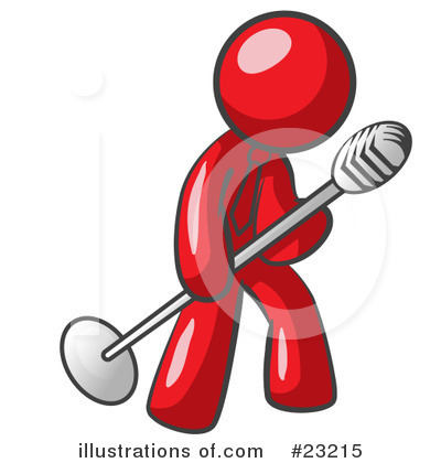 Royalty-Free (RF) Red Collection Clipart Illustration by Leo Blanchette - Stock Sample #23215