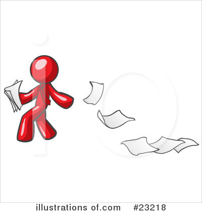 Royalty-Free (RF) Red Collection Clipart Illustration by Leo Blanchette - Stock Sample #23218