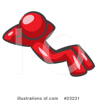 Royalty-Free (RF) Red Collection Clipart Illustration by Leo Blanchette - Stock Sample #23231