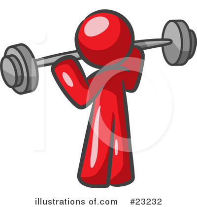 Royalty-Free (RF) Red Collection Clipart Illustration by Leo Blanchette - Stock Sample #23232