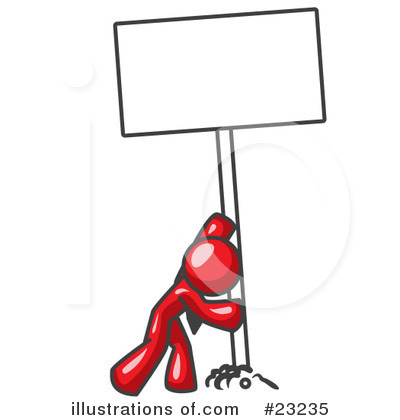 Royalty-Free (RF) Red Collection Clipart Illustration by Leo Blanchette - Stock Sample #23235