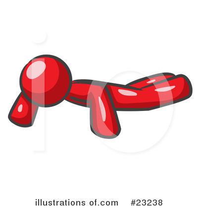 Royalty-Free (RF) Red Collection Clipart Illustration by Leo Blanchette - Stock Sample #23238