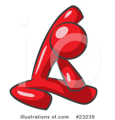 Royalty-Free (RF) Red Collection Clipart Illustration by Leo Blanchette - Stock Sample #23239