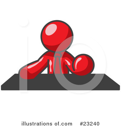 Royalty-Free (RF) Red Collection Clipart Illustration by Leo Blanchette - Stock Sample #23240