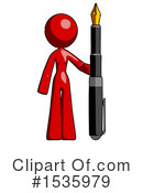 Red Design Mascot Clipart #1535979 by Leo Blanchette
