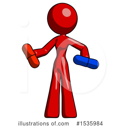 Royalty-Free (RF) Red Design Mascot Clipart Illustration by Leo Blanchette - Stock Sample #1535984